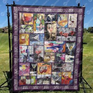 Good Wine Praises Itself Quilt Blanket Qq26  Quilt